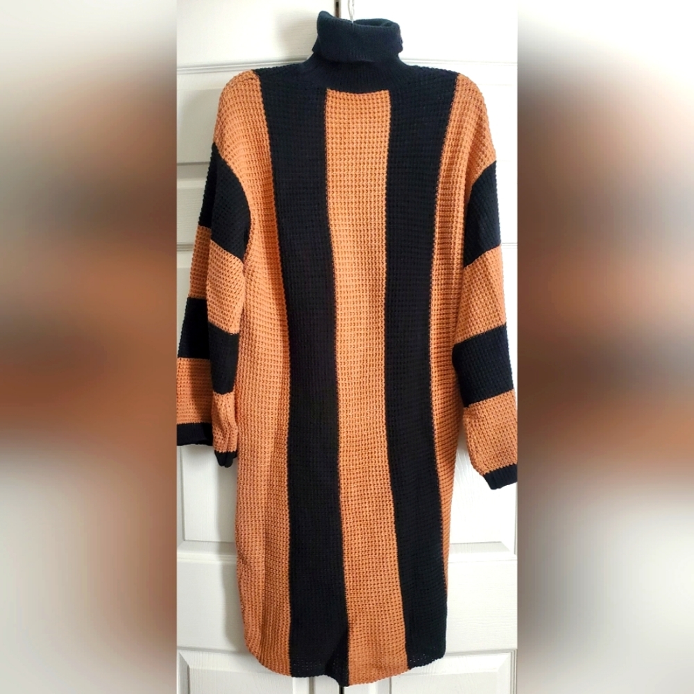 Sweater Dress Brown and Black size large